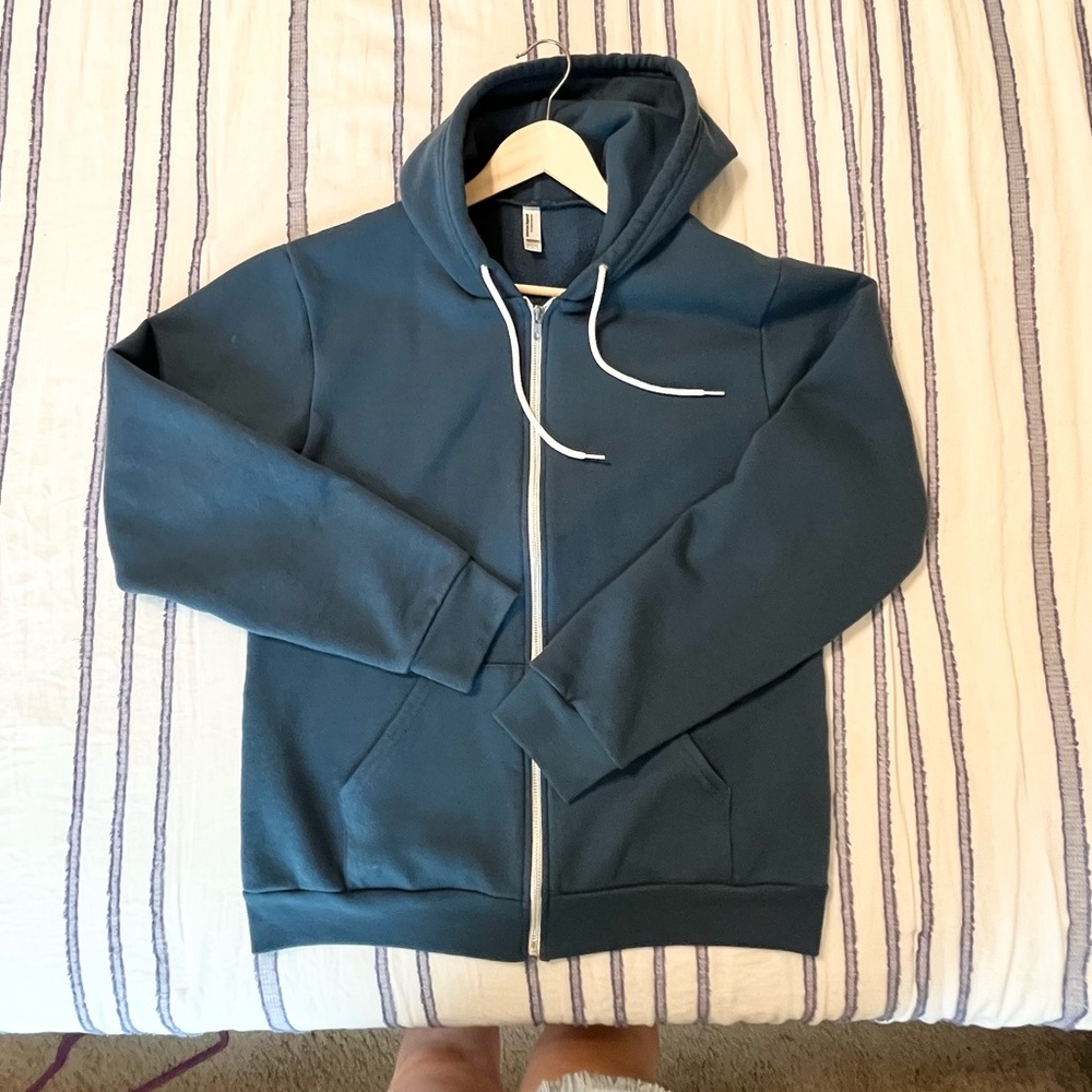 Classic Full-Zip Hoodie - Blue - Picture 4 of 8